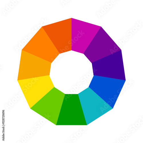 Vibrant Color Wheel Icon | Interactive Color Palette Icon | Color Spectrum Wheel | Color Picker Wheel | Color Theory Wheel Icon | Customizable Color Wheel | Color wheel | Trending color wheel