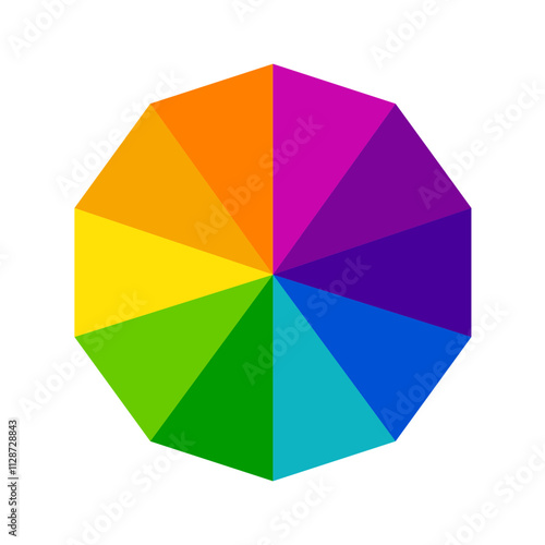 Vibrant Color Wheel Icon | Interactive Color Palette Icon | Color Spectrum Wheel | Color Picker Wheel | Color Theory Wheel Icon | Customizable Color Wheel | Color wheel | Trending color wheel