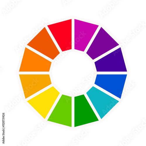 Color Wheel | Interactive Color Palette Icon | Color Spectrum Wheel | Color Picker Wheel | Color Theory Wheel Icon | Customizable Color Wheel | Color wheel | Trending color wheel