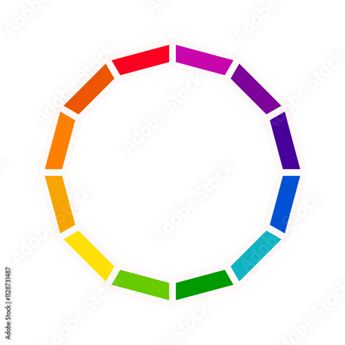 Color Wheel | Interactive Color Palette Icon | Color Spectrum Wheel | Color Picker Wheel | Color Theory Wheel Icon | Customizable Color Wheel | Color wheel | Trending color wheel