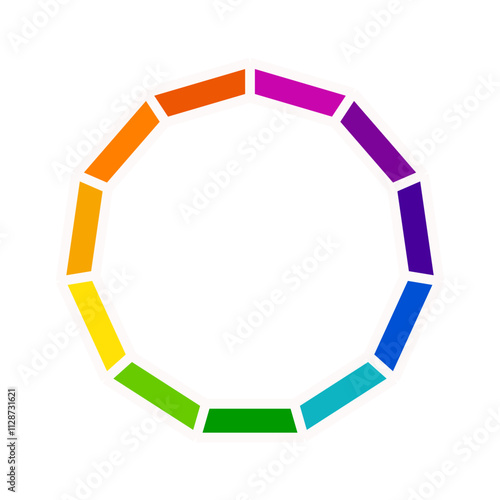 Color Wheel | Interactive Color Palette Icon | Color Spectrum Wheel | Color Picker Wheel | Color Theory Wheel Icon | Customizable Color Wheel | Color wheel | Trending color wheel