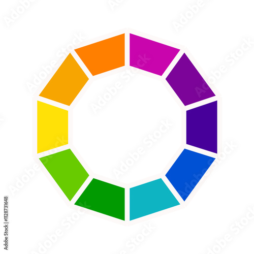 Color Wheel | Interactive Color Palette Icon | Color Spectrum Wheel | Color Picker Wheel | Color Theory Wheel Icon | Customizable Color Wheel | Color wheel | Trending color wheel