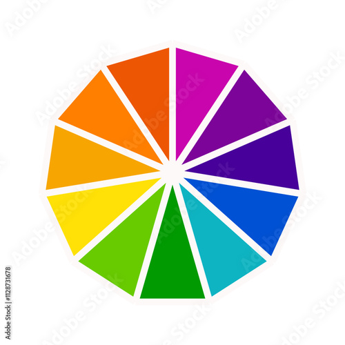 Color Wheel | Interactive Color Palette Icon | Color Spectrum Wheel | Color Picker Wheel | Color Theory Wheel Icon | Customizable Color Wheel | Color wheel | Trending color wheel