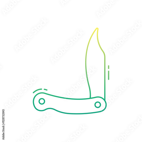 Pocket Knife vector icon