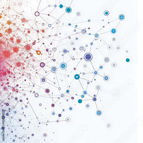 An abstract vector illustration of a world globe surrounded by a network of interconnected lines and nodes, representing the internet, global communication, and connections.