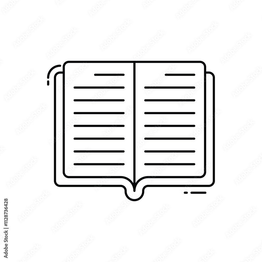 Book vector icon Book vector icon