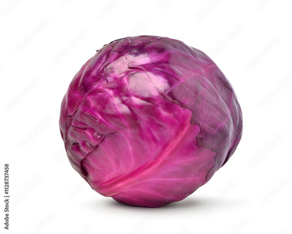 Red cabbage isolated on white background. Clipping path. Red cabbage isolated on white background. Clipping path.