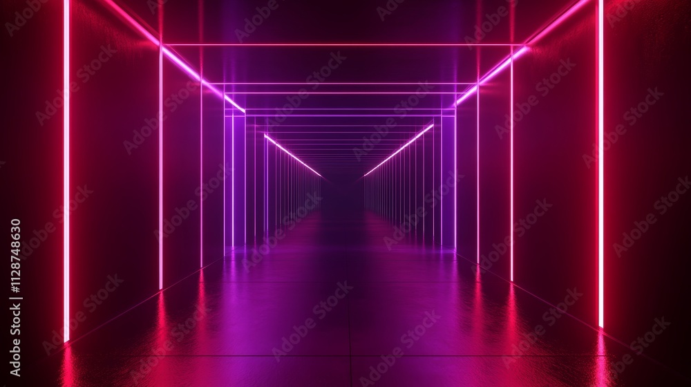 ABSTRACT 3D GRADIENT BACKGROUND RED VIOLET DESIGN ON DARK ABSTRACT 3D GRADIENT BACKGROUND RED VIOLET DESIGN ON DARK