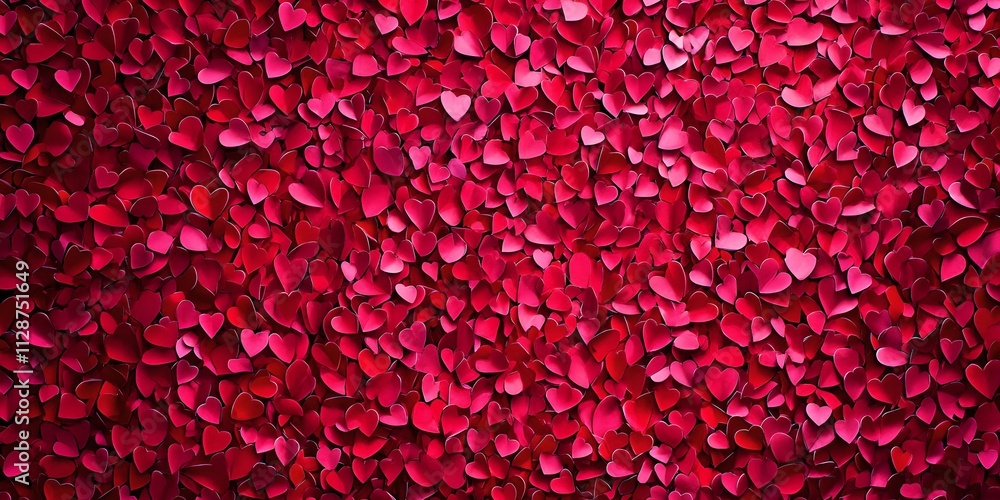 red hearts background. Valentine's day red hearts background. Valentine's day