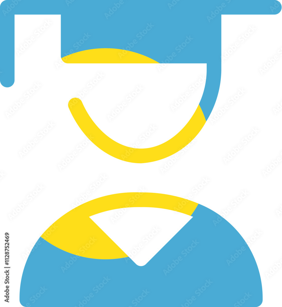 Palau flag on Male student icon Palau flag on Male student icon