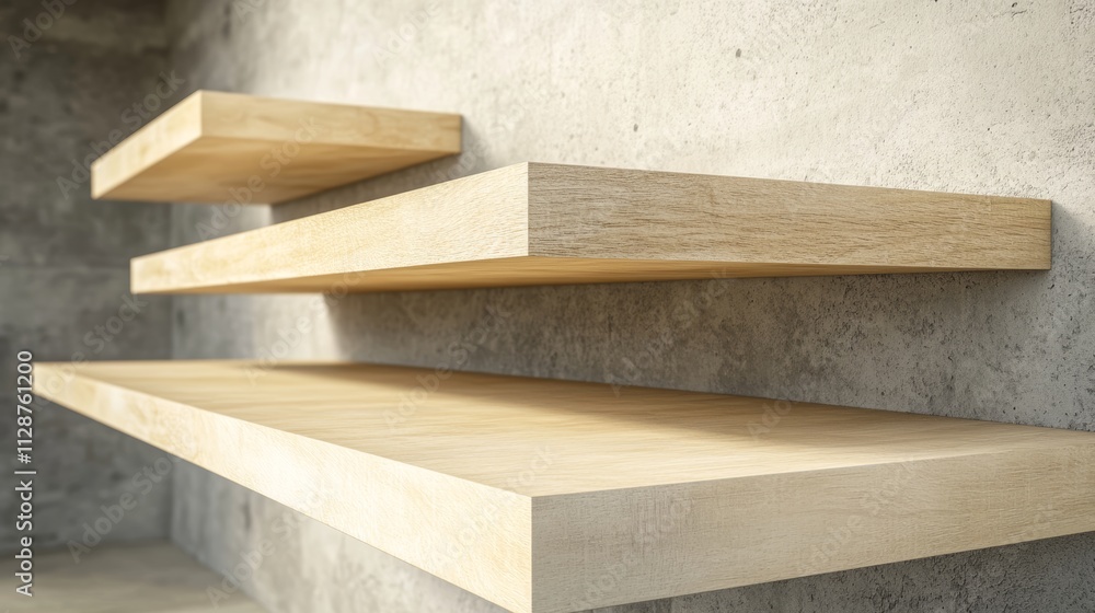 Empty top shelves or table wood on concrete wall backgroundFor put product and some thing Empty top shelves or table wood on concrete wall backgroundFor put product and some thing