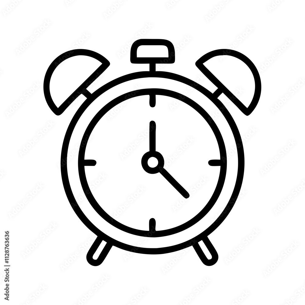 analog alarm clock icon, national retro day line art, retro icon - simple black line art icon of analog alarm clock , for national retro day celebrations. retro vector art. analog alarm clock icon, national retro day line art, retro icon - simple black line art icon of analog alarm clock , for national retro day celebrations. retro vector art.