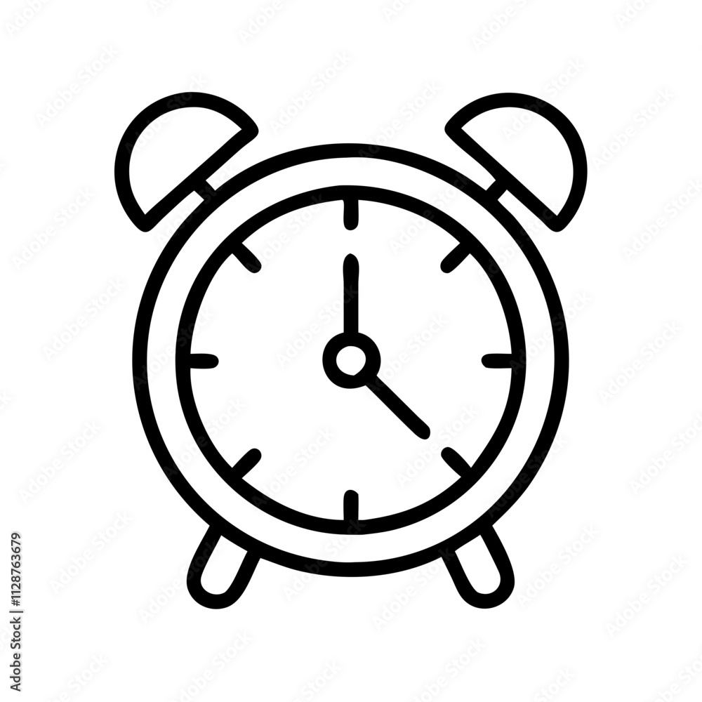 analog alarm clock icon, national retro day line art, retro icon - simple black line art icon of analog alarm clock , for national retro day celebrations. retro vector art. analog alarm clock icon, national retro day line art, retro icon - simple black line art icon of analog alarm clock , for national retro day celebrations. retro vector art.