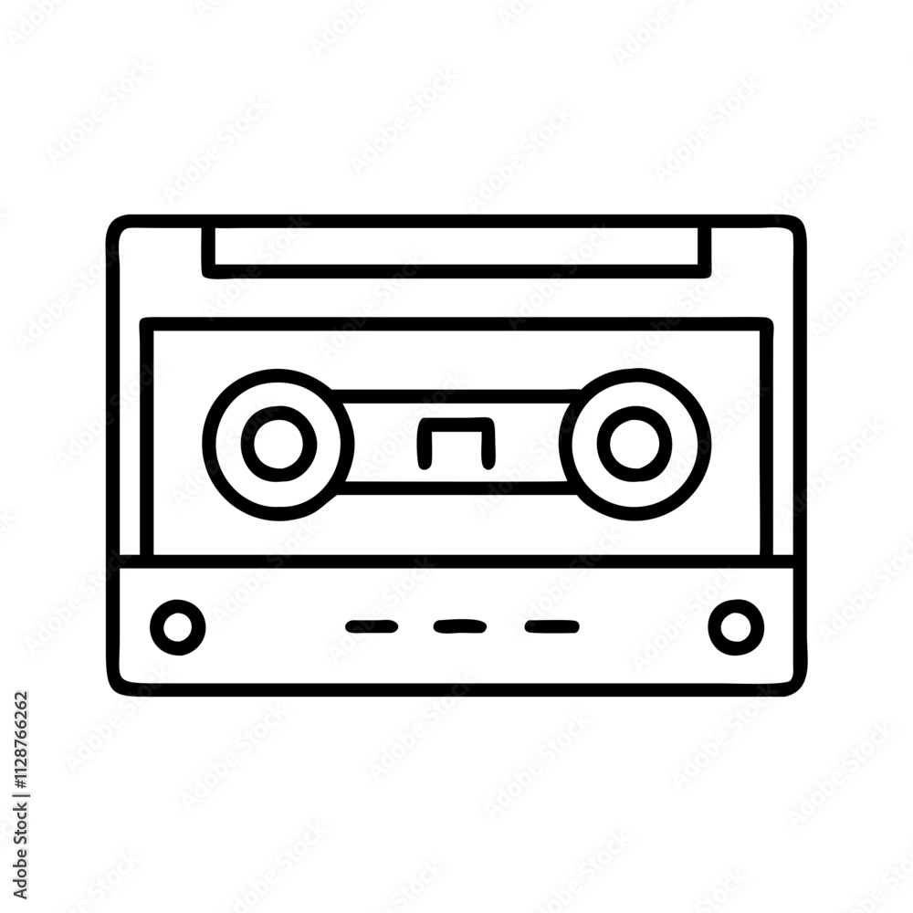 old school cassette tape deck icon, national retro day line art, retro icon - simple black line art icon of old school cassette tape deck , for national retro day celebrations. retro vector art. old school cassette tape deck icon, national retro day line art, retro icon - simple black line art icon of old school cassette tape deck , for national retro day celebrations. retro vector art.