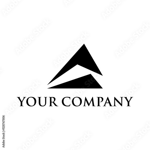 Very strong and modern house roof logo concept