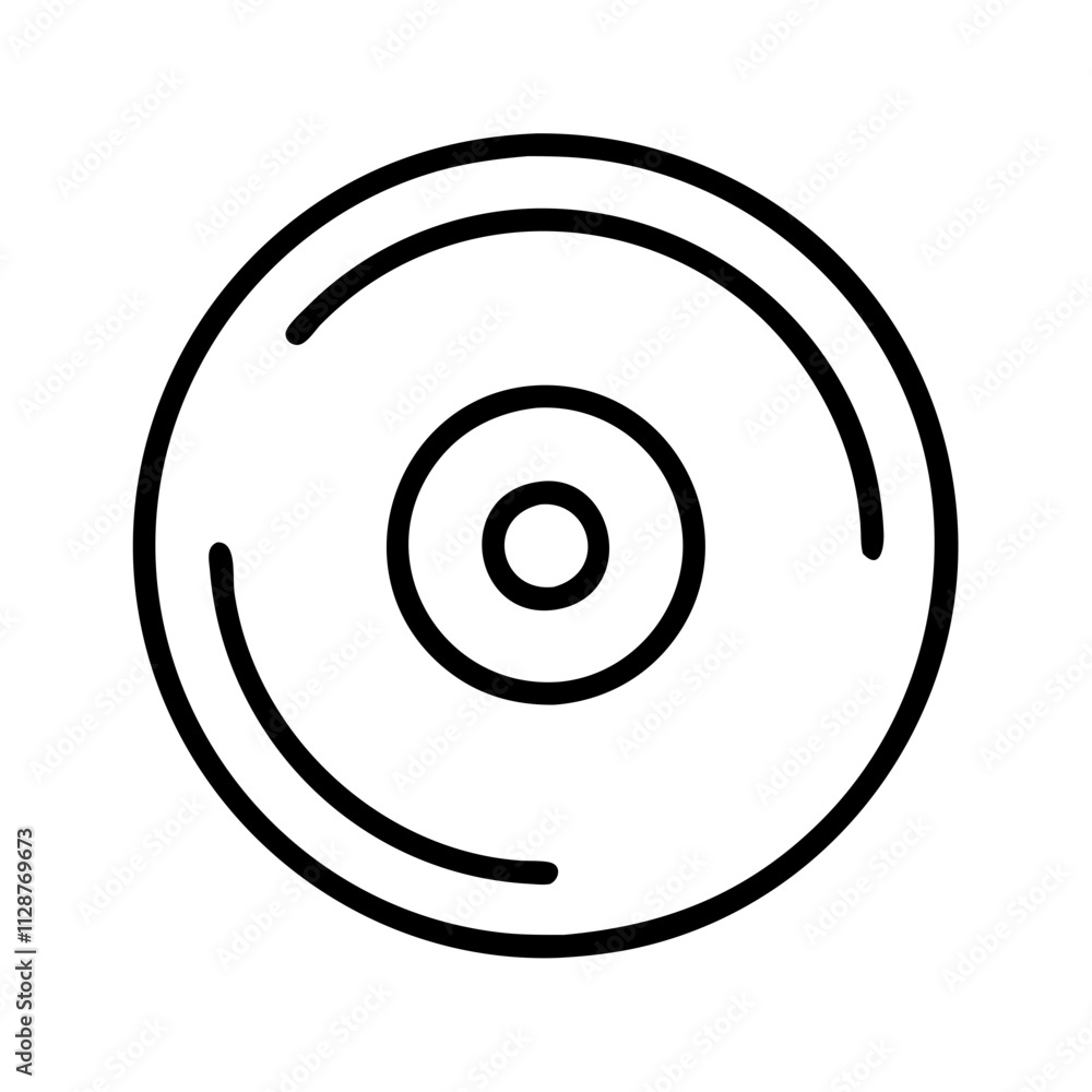 vinyl record icon, national retro day line art, retro icon - simple black line art icon of vinyl record , for national retro day celebrations. retro vector art. vinyl record icon, national retro day line art, retro icon - simple black line art icon of vinyl record , for national retro day celebrations. retro vector art.