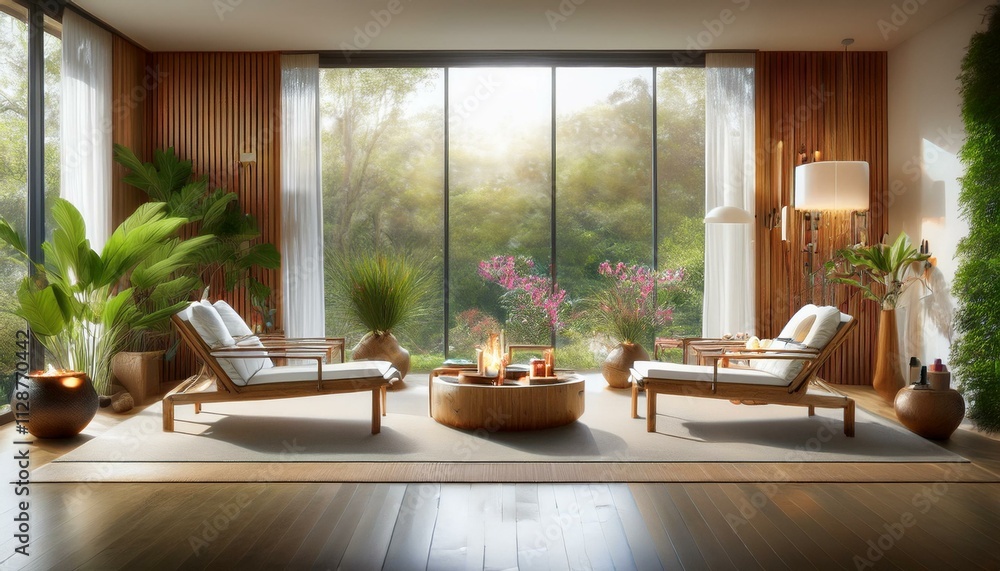 Aesthetic design enhances the spa experience. Aesthetic design enhances the spa experience.