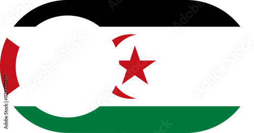 Switch Off Icon of Sahrawi Arab Democratic Republic Flag
