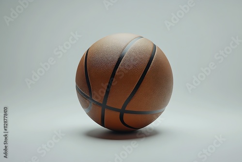 Basketball Ball Isolated on White Background photo