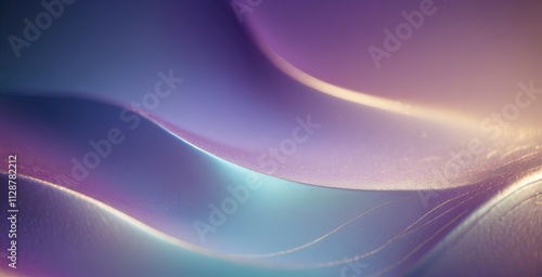 Colors and curves blend seamlessly in an abstract wave design showcasing light and shadow effects, created by ai generated
