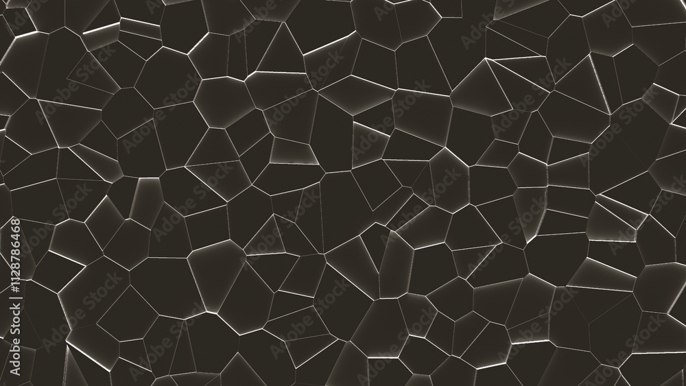 Abstract black and white geometric wallpaper, Geometric shapes of black paper, composition abstract, Dark 3d geometric texture illustration. Bright grid pattern. Pure black horizontal banner wallpaper Abstract black and white geometric wallpaper, Geometric shapes of black paper, composition abstract, Dark 3d geometric texture illustration. Bright grid pattern. Pure black horizontal banner wallpaper