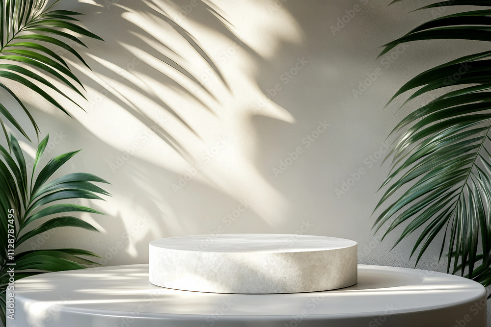 3D Rendering of a Clean, Minimal Product Showcase Platform
