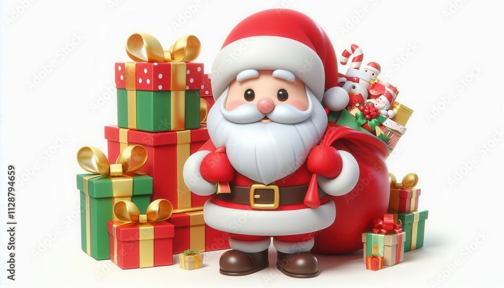 santa claus with gifts santa claus with gifts