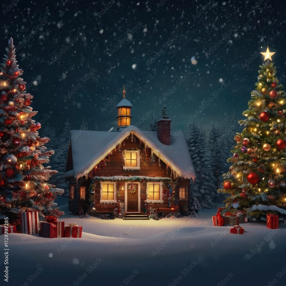 Fototapeta premium Christmas in the city