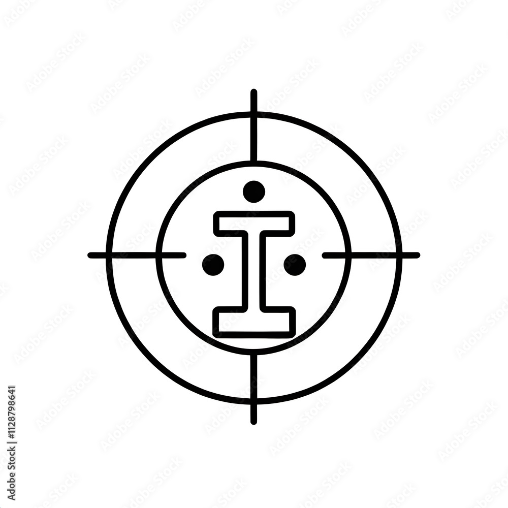 Target Focus: Information Acquisition Icon Target Focus: Information Acquisition Icon