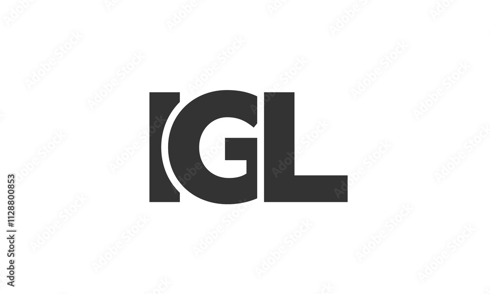 IGL logo design template with strong and modern bold text. Initial based vector logotype featuring simple and minimal typography. Trendy company identity. IGL logo design template with strong and modern bold text. Initial based vector logotype featuring simple and minimal typography. Trendy company identity.