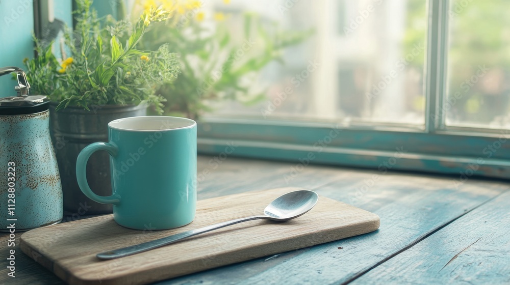 Enjoying a Calm Morning Coffee Cozy Kitchen Still Life Photography Sunlit Environment Close-Up View Tranquility Concept Enjoying a Calm Morning Coffee Cozy Kitchen Still Life Photography Sunlit Environment Close-Up View Tranquility Concept