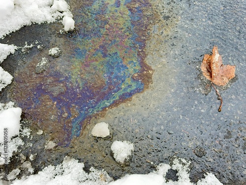 Fotografie Pollution du sol et de l'eau