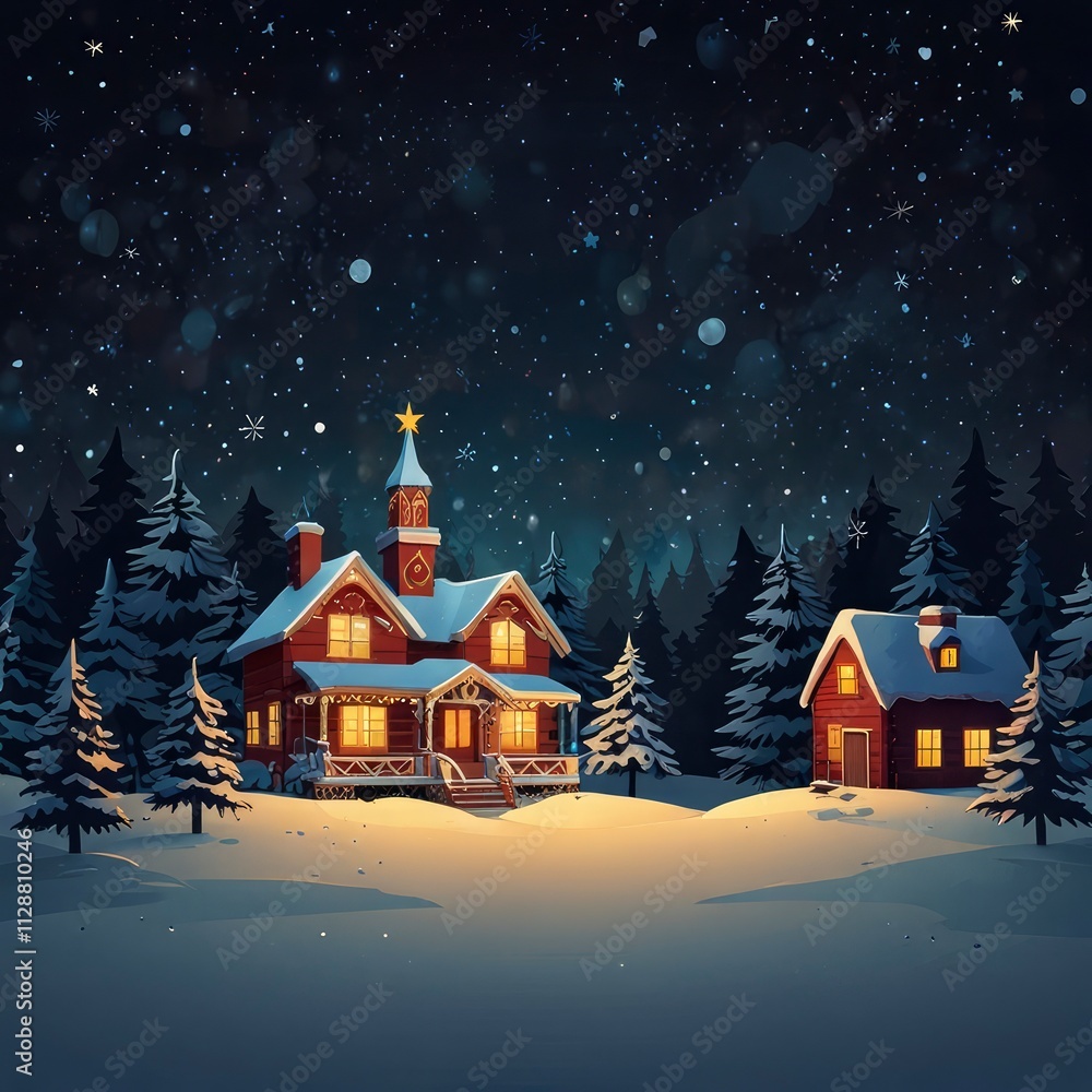 Fototapeta premium Christmas in the city