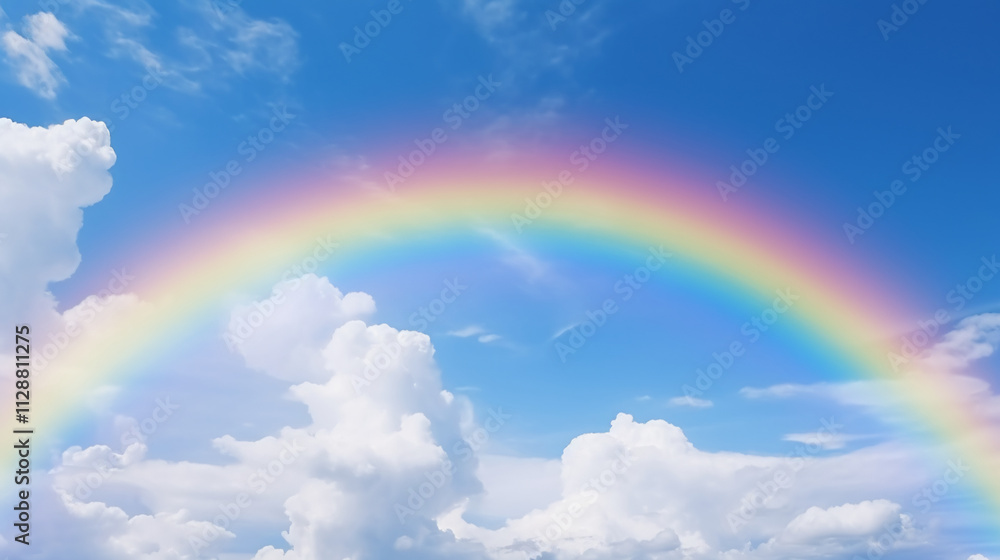 rainbow and clouds rainbow and clouds