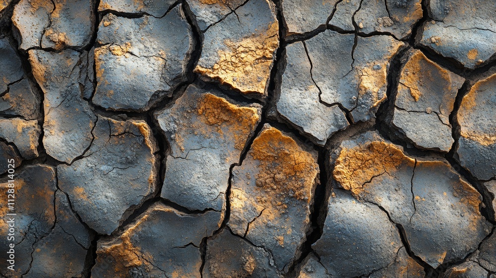 Cracked Dry Earth Texture Close-Up in High Detail Cracked Dry Earth Texture Close-Up in High Detail
