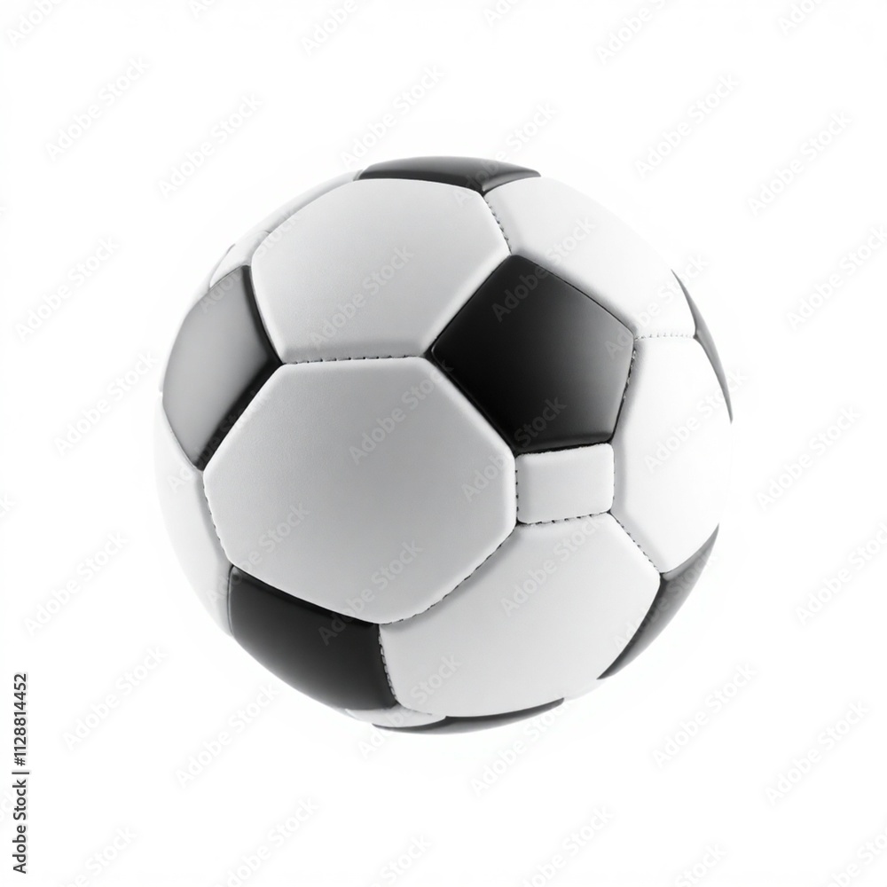 Fototapeta premium soccer ball isolated on white background
