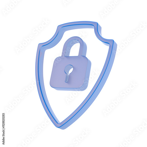 Glass lock into shield on w...