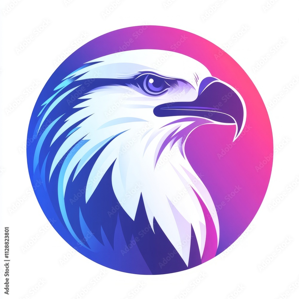 Fototapeta premium Majestic Eagle Head Design