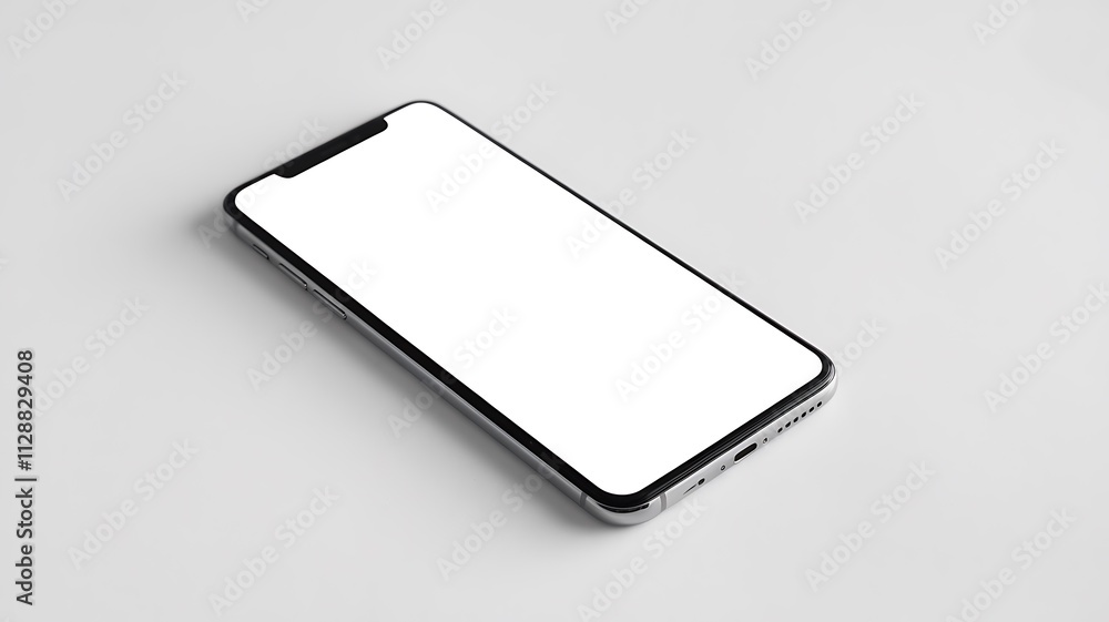 Realistic Smartphone Mockup 3D Render, Modern 3D Smartphone Mockup Design Realistic Smartphone Mockup 3D Render, Modern 3D Smartphone Mockup Design
