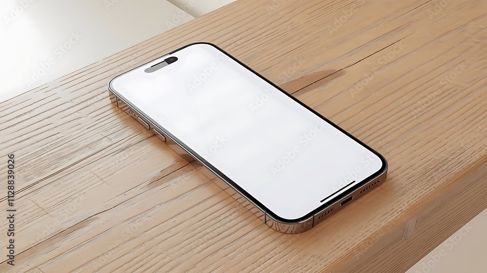 Realistic Smartphone Mockup 3D Render Realistic Smartphone Mockup 3D Render