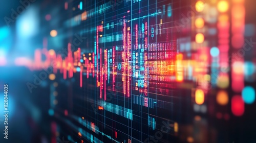 Wallpaper Mural Digital dashboard displaying forecasting metrics focus on predictive accuracy futuristic Multilayer in a control room Torontodigital.ca