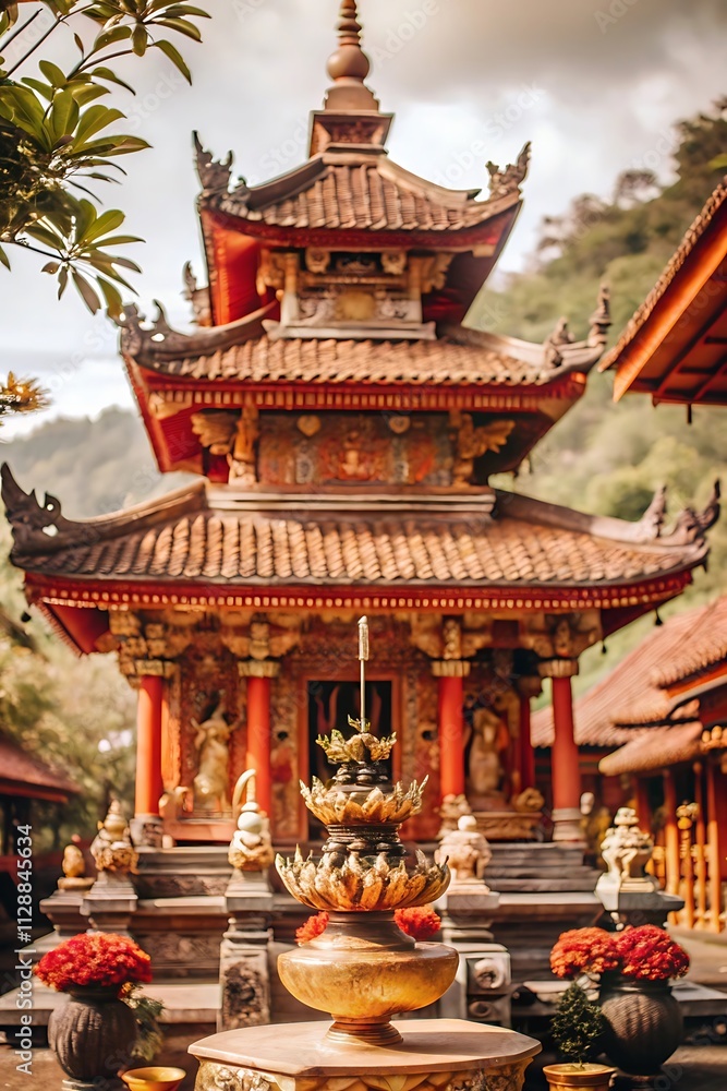 Sacred Temple Design Symbolizing Spirituality Sacred Temple Design Symbolizing Spirituality