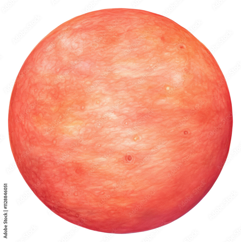 Fototapeta premium PNG Mercury red white background freshness.