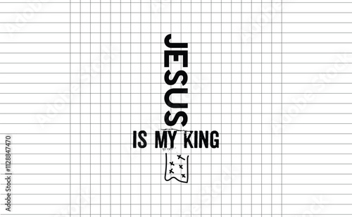 Christain / Jesus Typograpgy T shirt Design For Your POD Bussiness