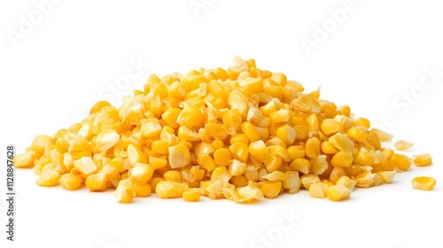 Wallpaper Mural Chopped Corn isolated in white background Torontodigital.ca