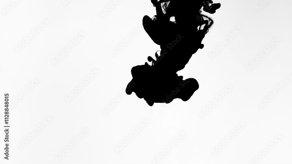 A mesmerizing animation of black ink swirling and dissolving in water, creating beautiful abstract patterns and textures. A mesmerizing animation of black ink swirling and dissolving in water, creating beautiful abstract patterns and textures.