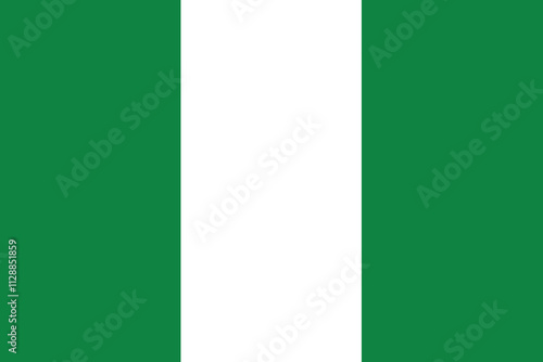 Illustration of Nigeria flag vector