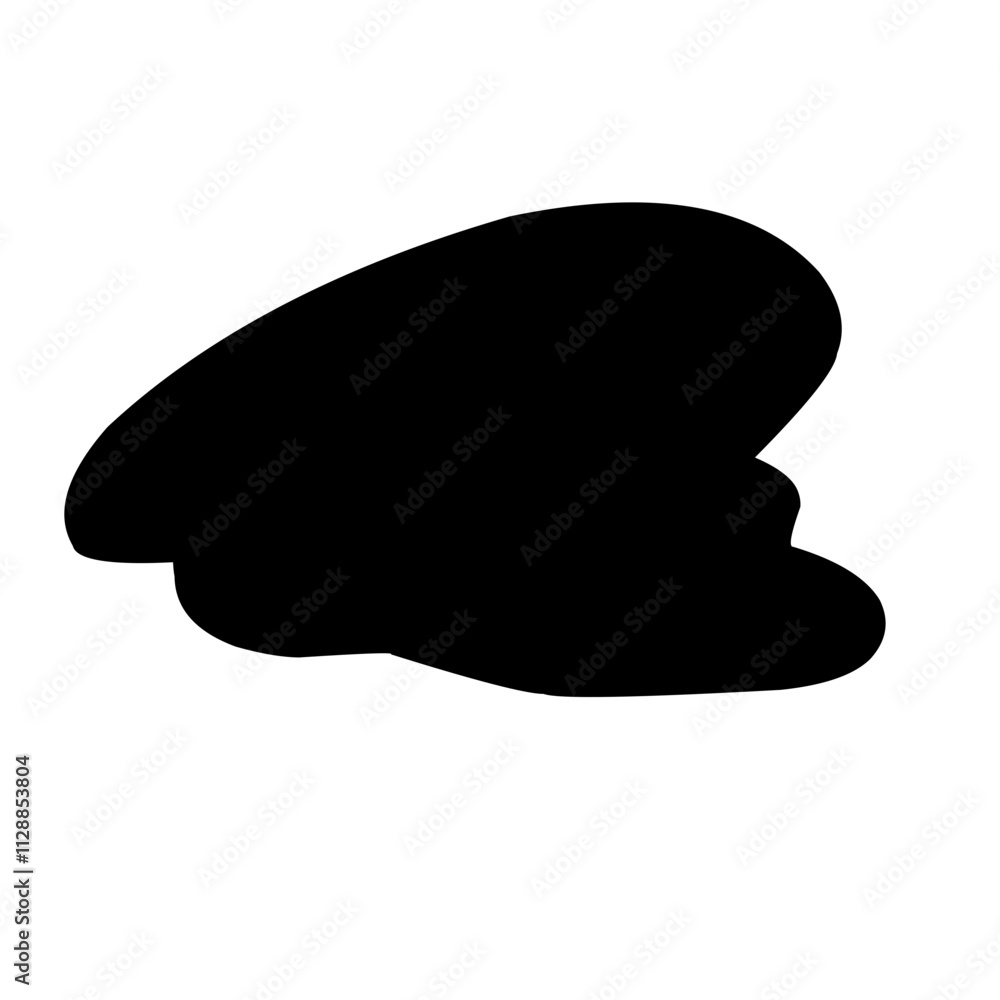 Hand drawn cap hats Silhouette Hand drawn cap hats Silhouette