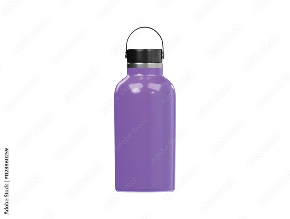 Water bottle icon 3d render illustration Water bottle icon 3d render illustration