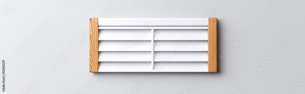 An animation set of open and closed window blinds isolated on gray background. Modern realistic illustration of horizontal white shutters, jalousie shades, and metal sunshades. An animation set of open and closed window blinds isolated on gray background. Modern realistic illustration of horizontal white shutters, jalousie shades, and metal sunshades.